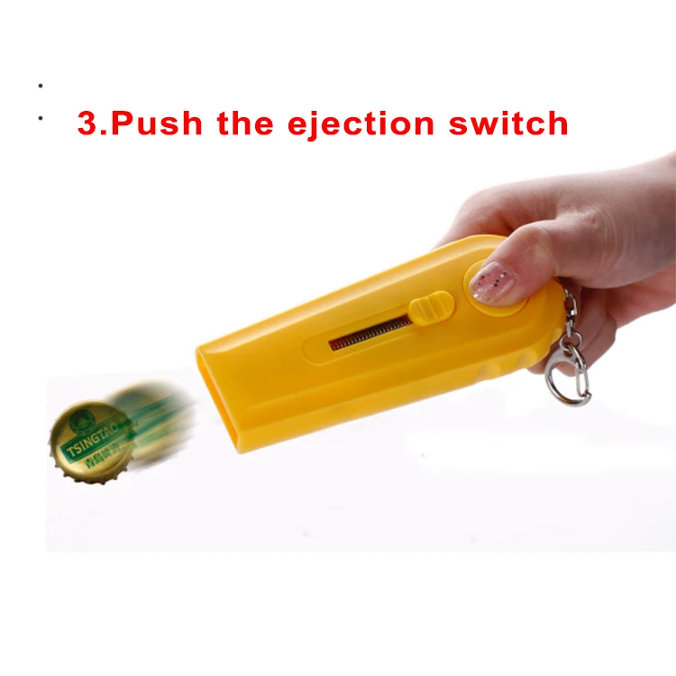 Customized Logo Automatic Opener Shooting Gun Bottle Opener,Beer