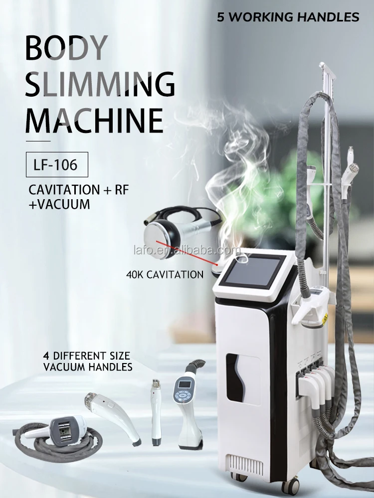 Lf106 Body Slimming Cavitation Vacuum Roller Suction Cellulite Massage