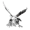 Custom Animal Sculture Moderne In Metallo Large Stainless Steel Metal Eagle Sculpture