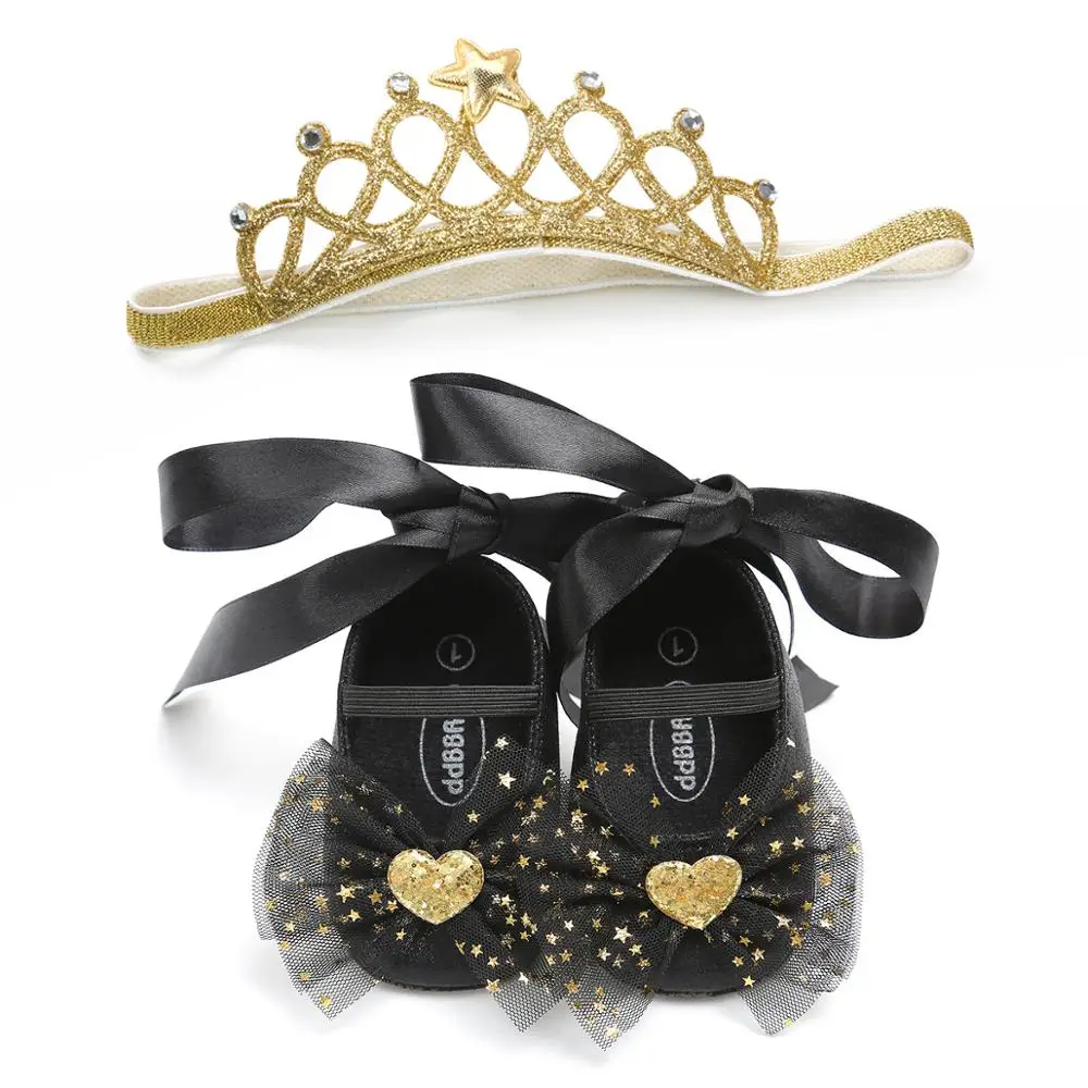 Ins Fashion Beautiful Bling Flower Spring&autumn Soft Sole Toddler Princess Baby Girl Shoes supplier