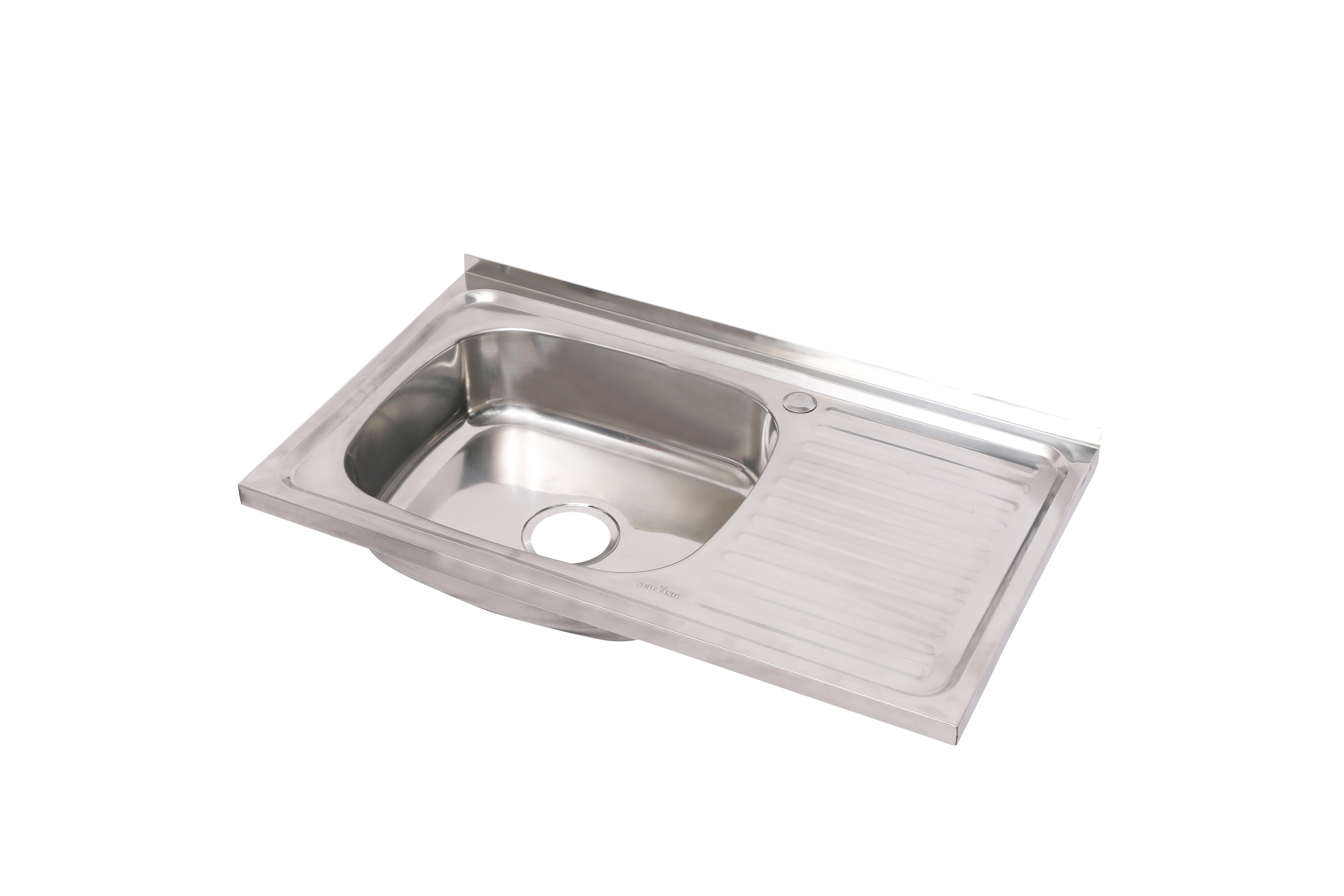 Unique Drainboard Stainless Steel Sink 304 Basin Deep Laundry Kitchen Sink For Cabinet