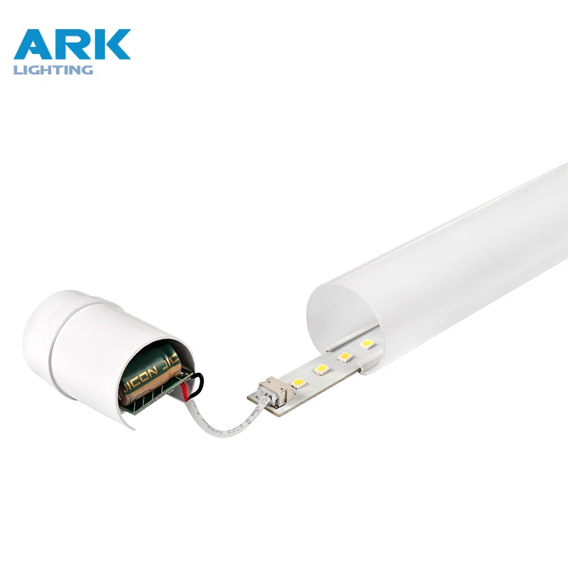 ARK DLC listed high bright 160lm/w T8 LED Tube Nano PC 4ft LED Tube CRI80 4000K 5000K