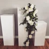 Naxilai Square Perspex Acrylic Plinth white Acrylic Pedestal Stand for Wedding wedding decoration plinths