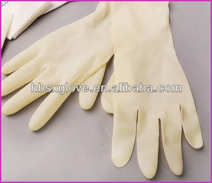 skin colored latex gloves