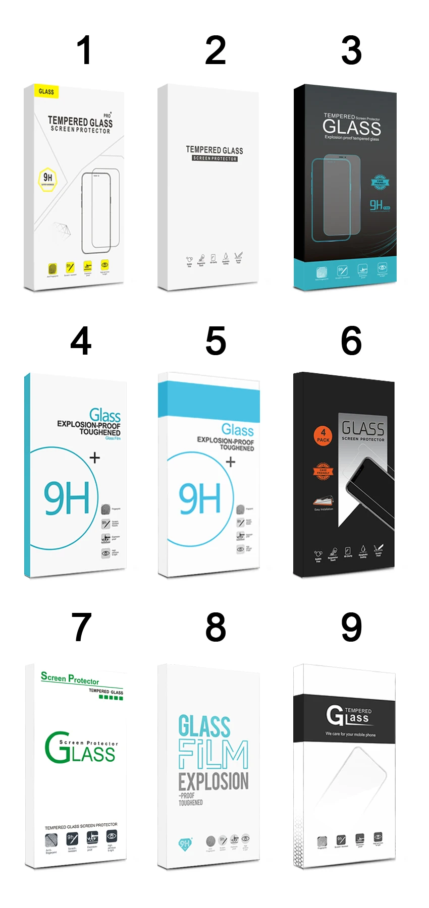 Japanese Glasses Brand Protective Film Toughened Membrane Glass Screen