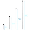 2019 New Ultra Long 106" 270CM Go Pro Carbon Fiber Selfie Stick Extendable Lightweight Selfie Pole Monopod for Sport Cameras