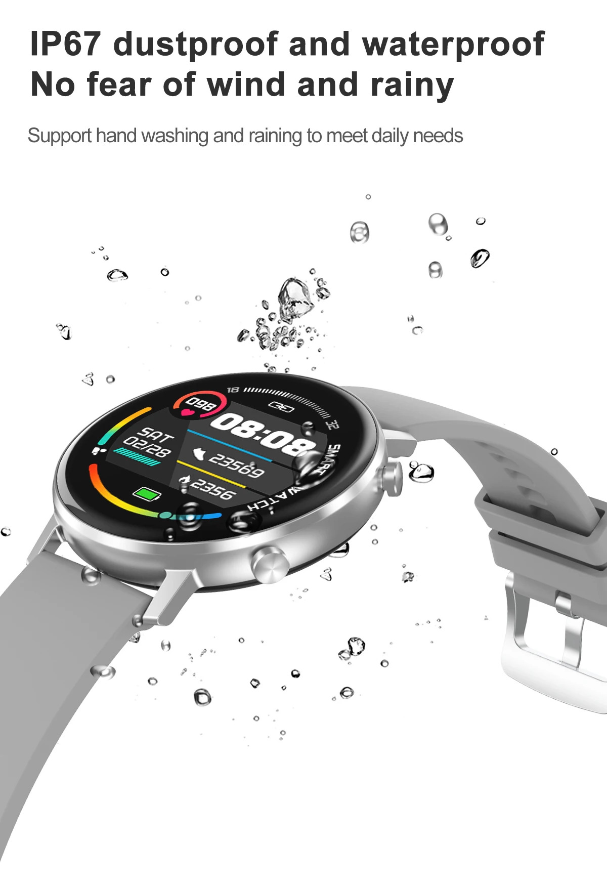 DT-96 waterproof smart watch -