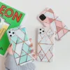 Jary Luxury Electroplating Marble Phone Case for iPhone 11 11 Pro 11 Pro Max XS Max XR X XS 6 7 8 Plus