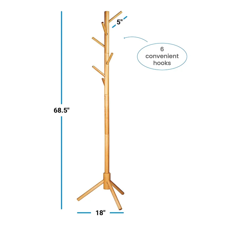 coat rack wood
