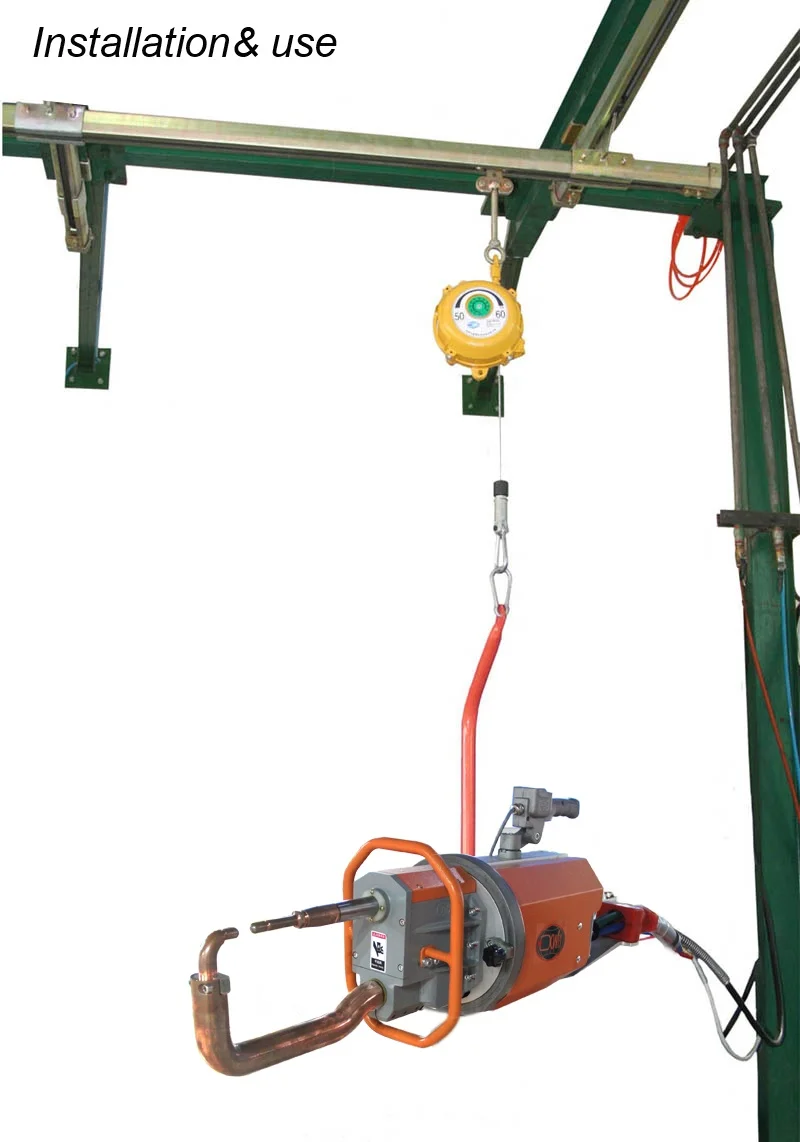 Hanging 80kg Industrial Spring Balancer , CE Spring Load Balancer