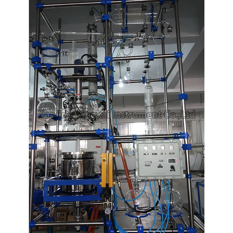 50l Polymer reactor chemical glass reactor supplier