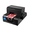 Cloth Garment T shirt DTG Printer UV inkjet 6 colors A4 size Flatbed Dry offset DGT Custom DIY print machine