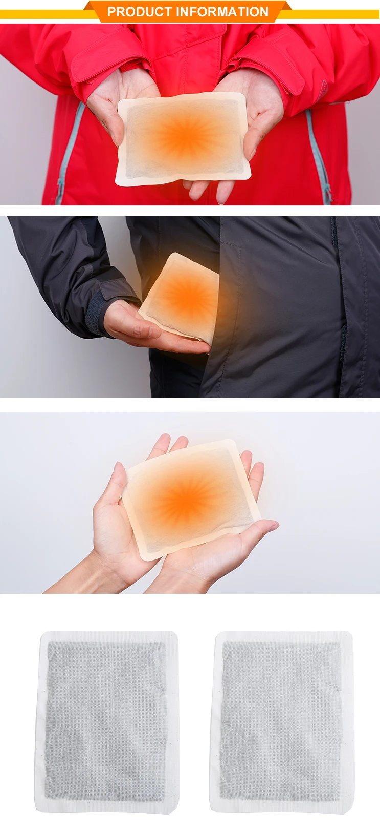 Factory Direct Hothands Instant Heat Pack Hand Warmer Big Size Winter