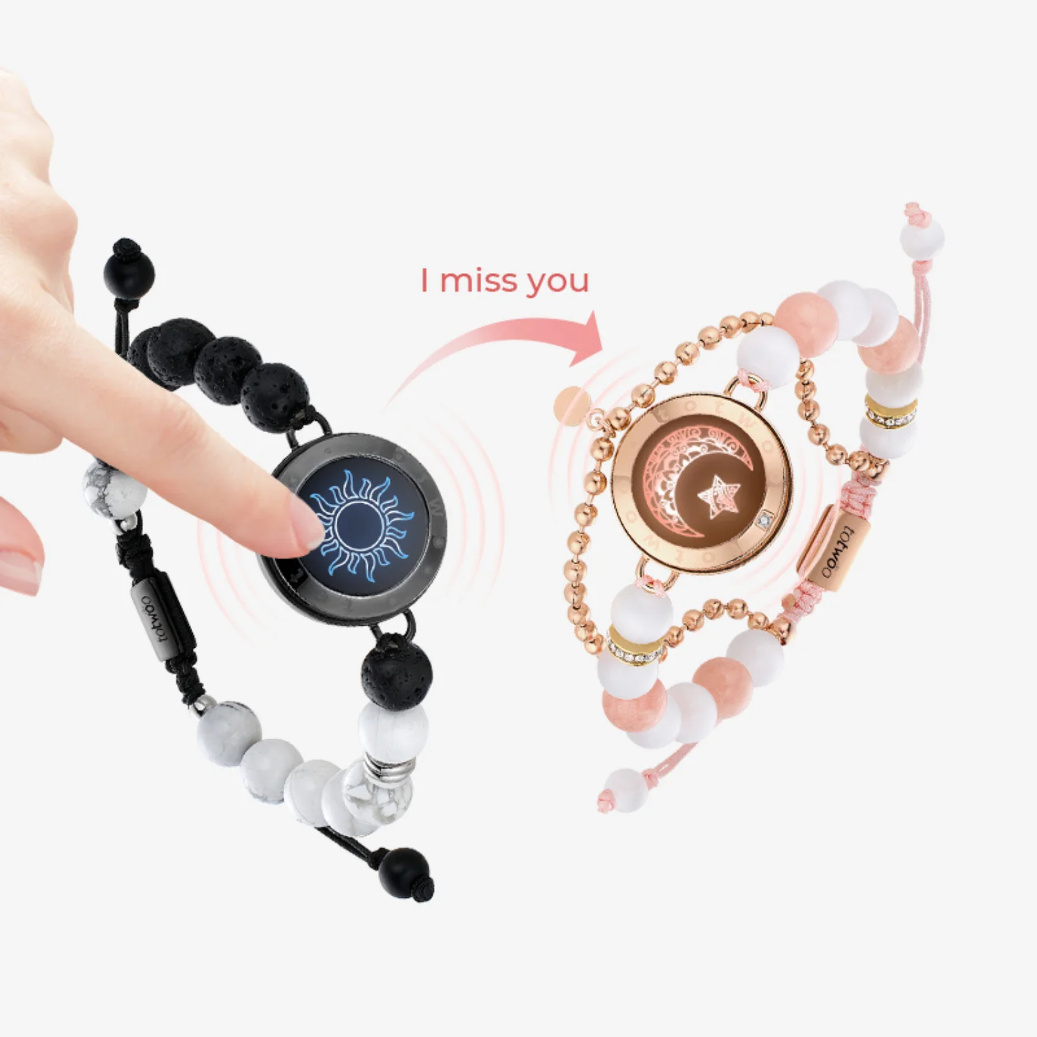 Totwoo Smart Bracelets for Couples