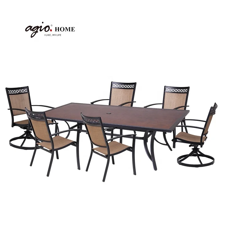 
Hot Selling New Design Outdoor Dining Tables Garden Furniture Dining Table Sets 