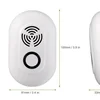 Ultrasonic Pest Repeller 4 Pack Electronic Frequency Discreet Look Indoors Family Child Pet Safe Silent Sound Waves No Odor