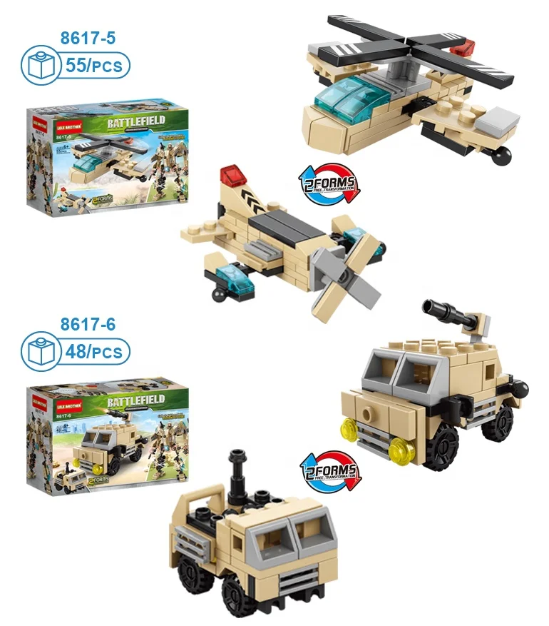 military fighter block toys