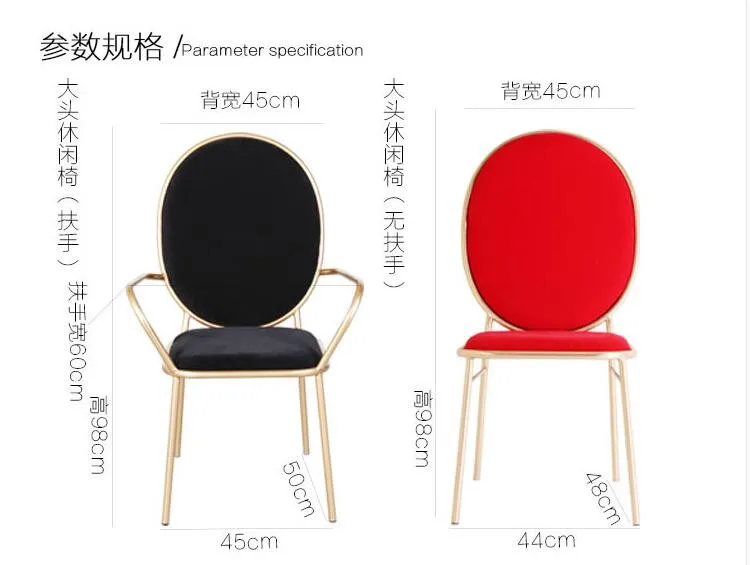 Cheaper Without Armrest Or With Armrest Ergonomic Dining Room  Chair