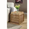 natural new living room Concepts Designs Ottoman Bamboo Storage Basket with Tray