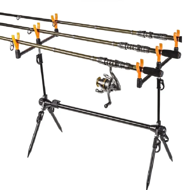 Fishing Rod Display Stand Sea Pole Turret Stand Fast Folding Beach