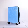 fashion sky blue carry on luggage with spinner wheel