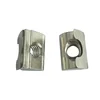 T Type Weld Nut With Step Spring Leaf Nut 10 Slot M8 For Aluminum Profile Extrusion 4545