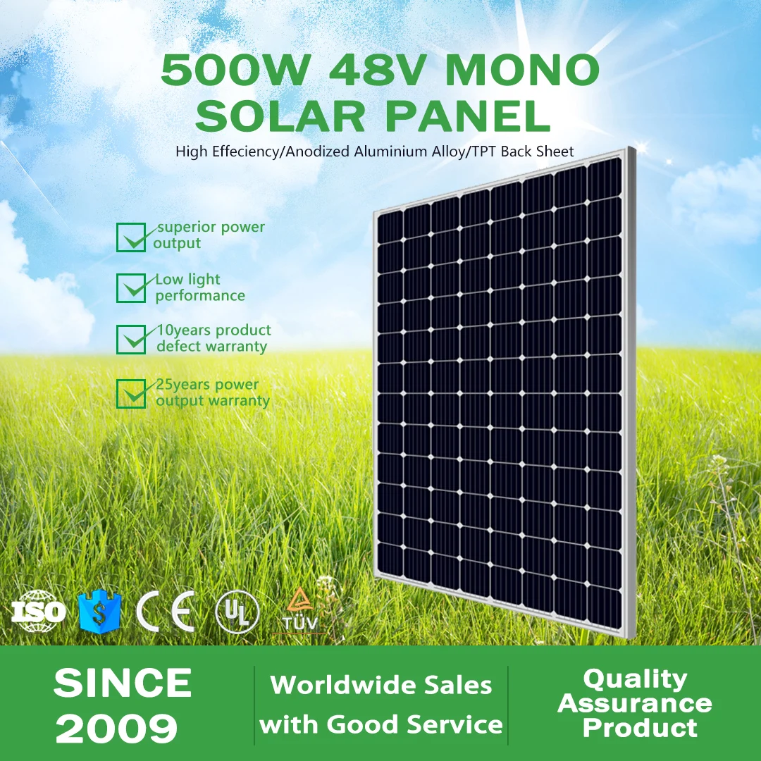 450w 480w 500w Sun Power Mono Solar Panel 500watt Solar Panel - Buy ...