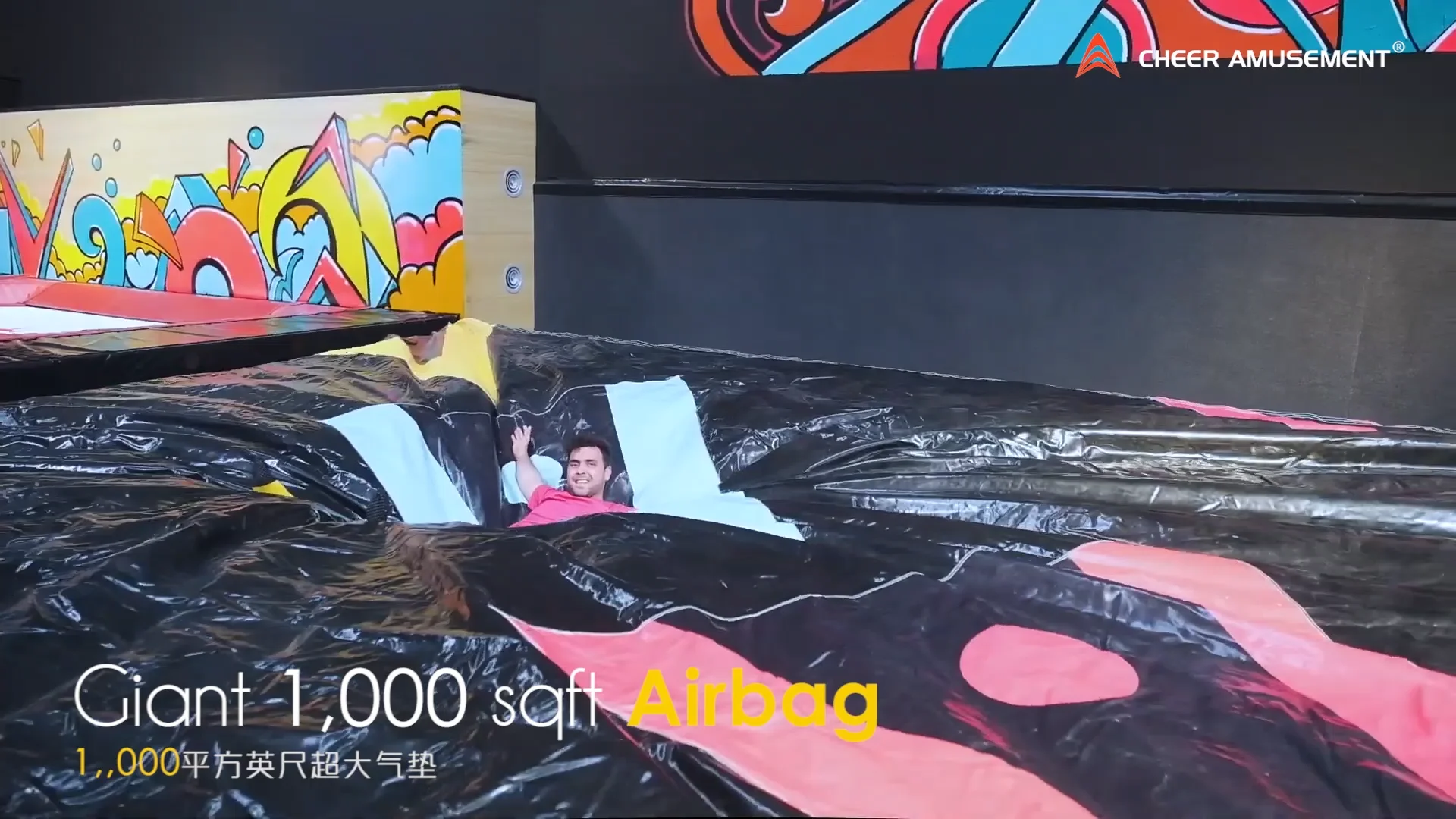 Inflatable Jump Platform Giant Airbag Jumping Air Bag For Trampoline