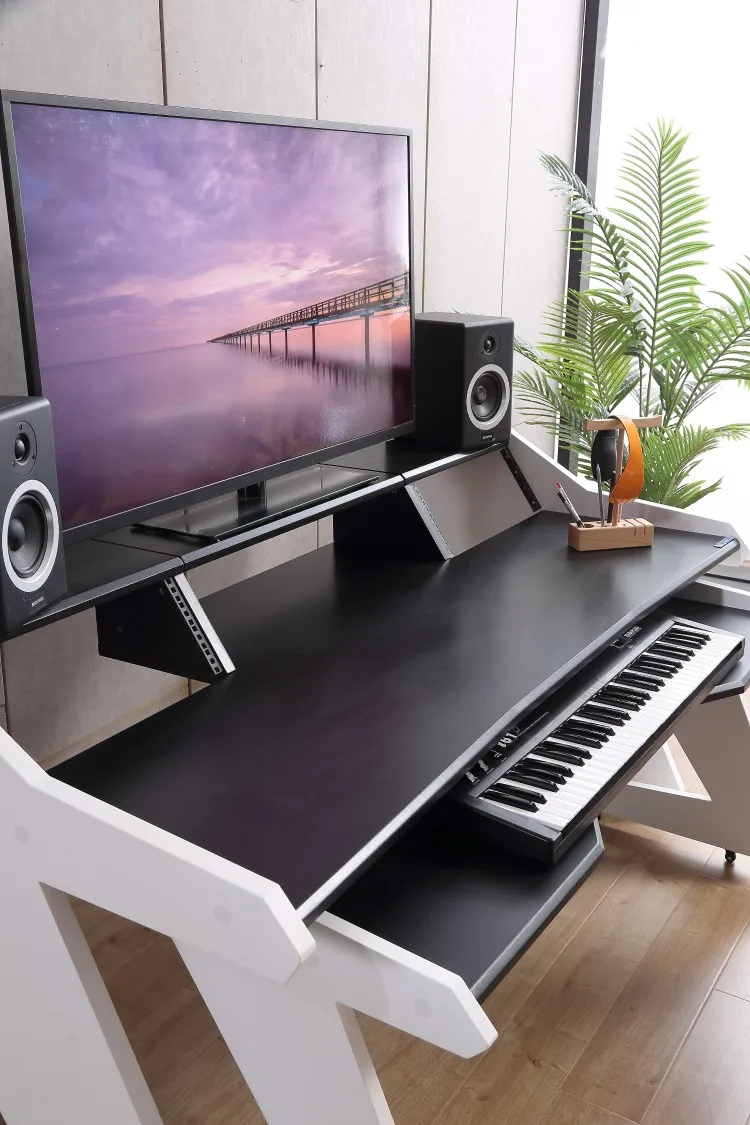 2022 New Design Fashion Audio Desk Wood Computer Desk Modern Style Studio  Desk - Buy Modern Studio Desk,Fashion Computer Desk,2021 Audio Desk Product  on 