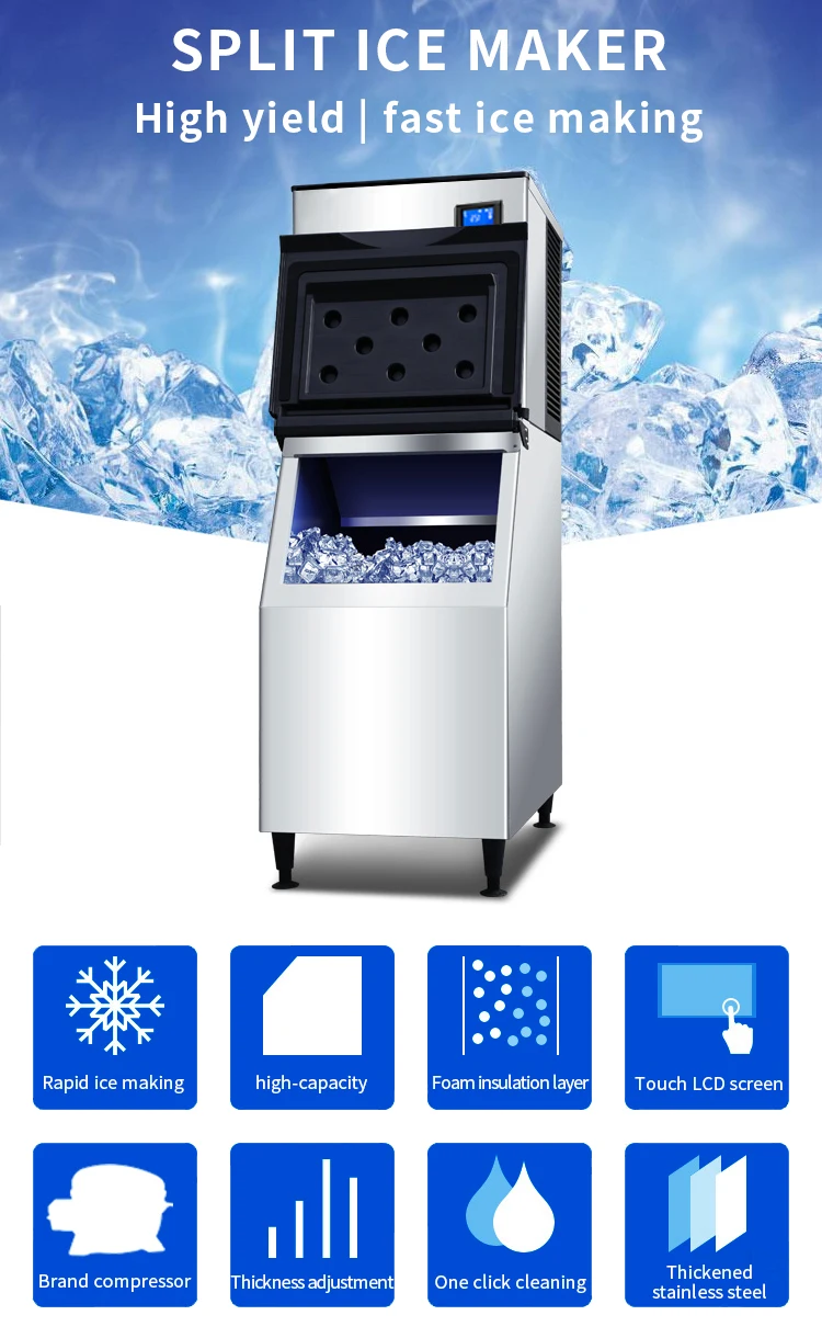 Automatic Ice Cube Maker Machine 5 To 10 Ton Machine Ice Solar Cube