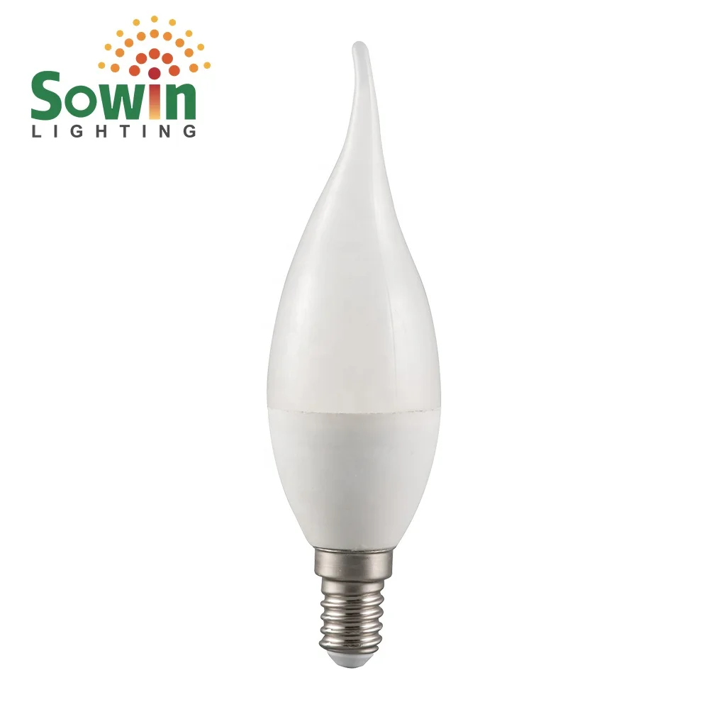 Plastic Alu. C37L bulb 2700k 4100k 6000k China Factory white led light E27 E26 E14 B22 B15 globe lamp