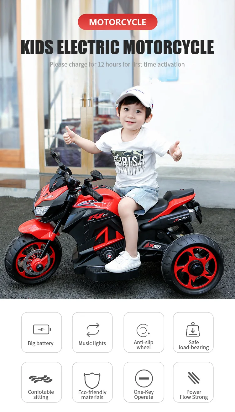 battery motorcycle for child