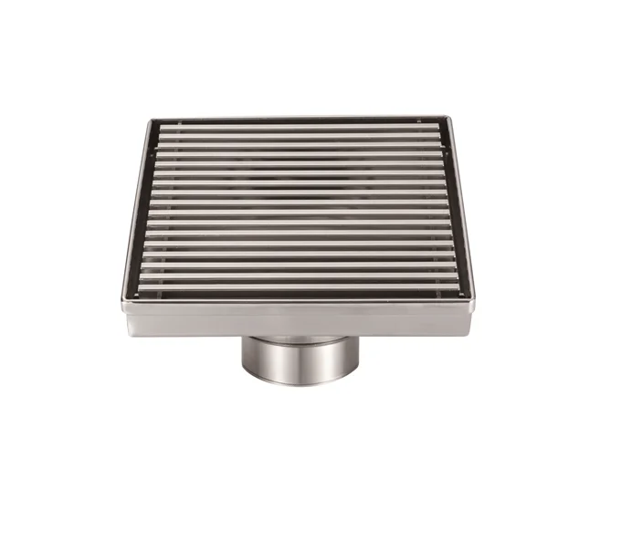 
304 stainless steel square shower floor drain 