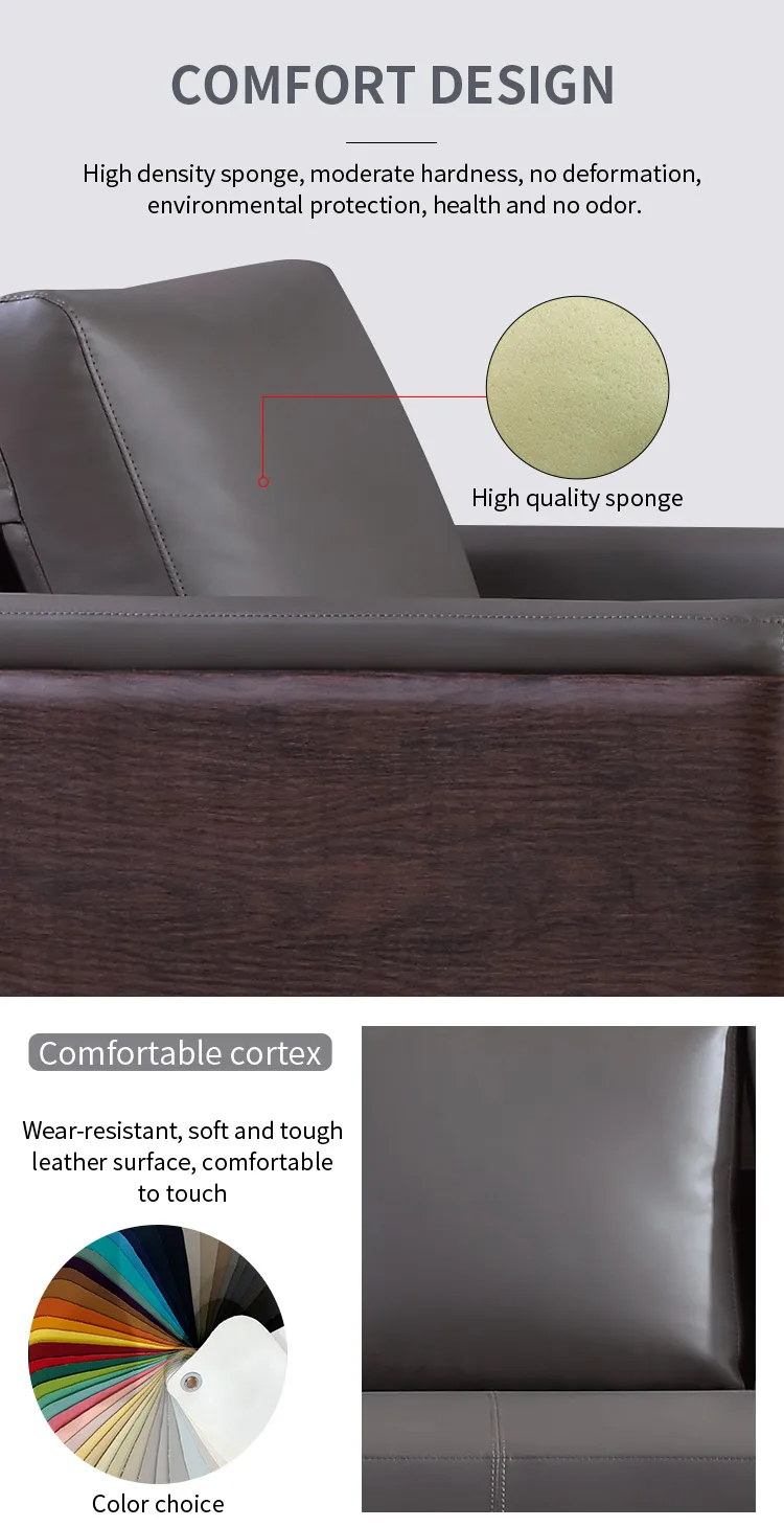 Pengpai School Lounge Set Leather Sofa Modern Lounges And Sofas Furniture