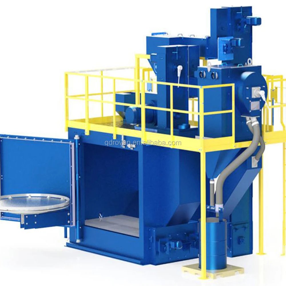 自动装卸转台抛丸机