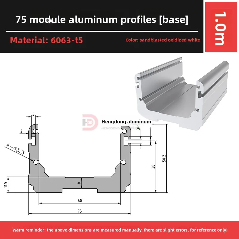 75mm Wide Aluminum Module Semi-Enclosed Screw Belt Linear Stage Motion Platform Manipulator Sliding Table Quality Linear Guides manufacture