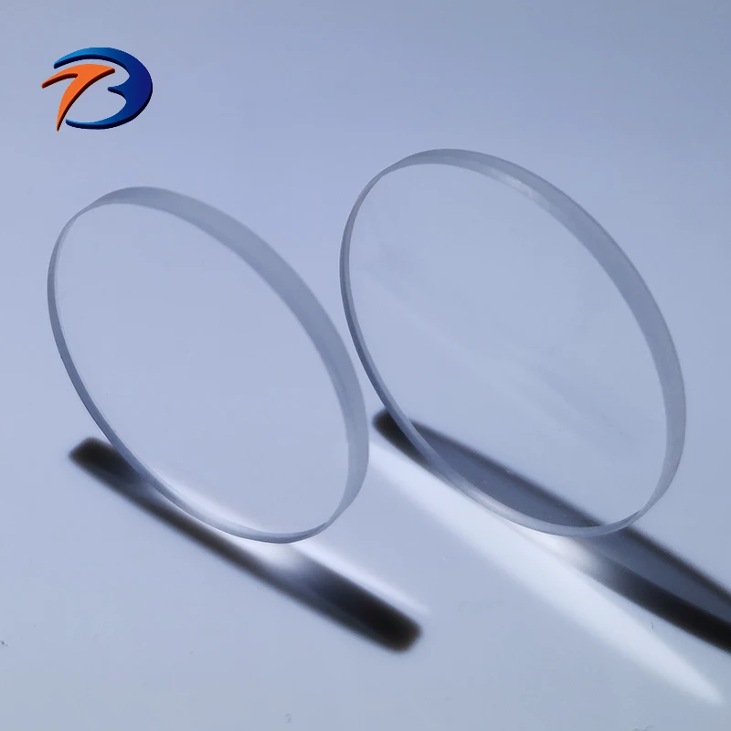 Optical glass wafer optical flat glass caf2 windows ir caf2 wafer crystal windows rectangle caf2 window