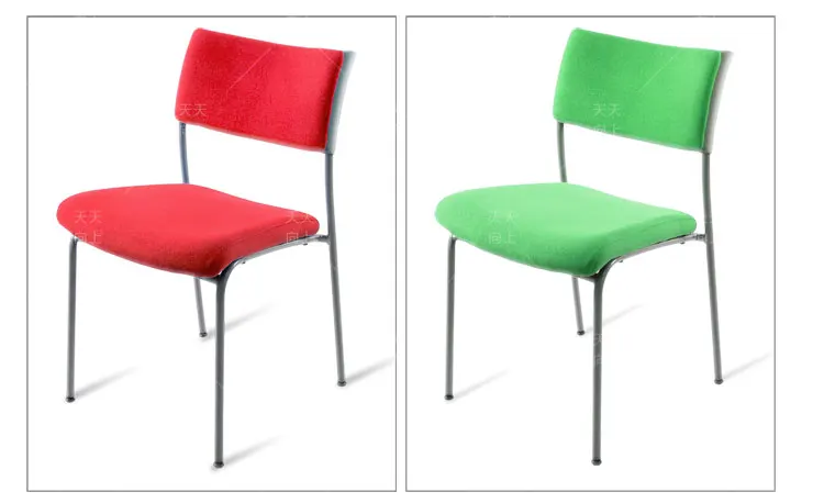 Breathable Seat Ergonomically Cushion Reception Chair with Foam Padding Upholstered Lobby Chair