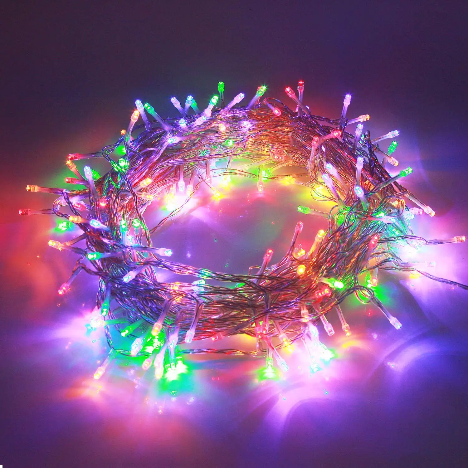 圣诞灯 100 led10m 照明长度室内/室外仙女灯串与清晰的电缆