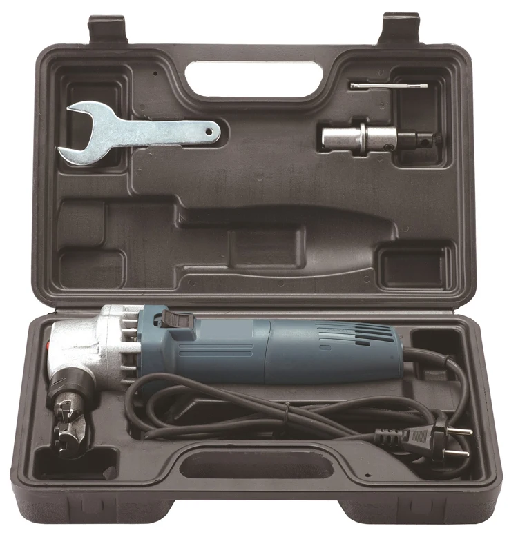 Double Head 18v Liion Battery Cordless Metal Nibbier Metal Sheet Shears Electric Nibbler