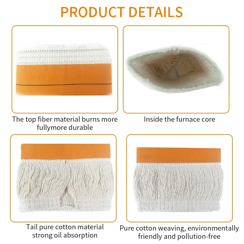 Outdoor Hiking Burner Heater Stove Camping Windproof Fiberglass Wicks