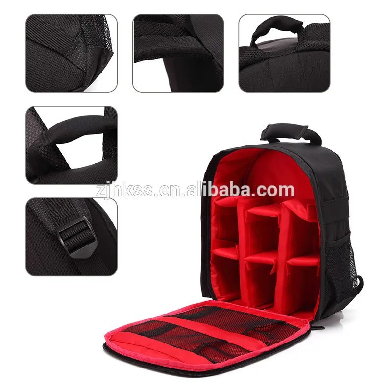 Multi-functional Camera Backpack Video Digital DSLR Bag Waterproof Outdoor Camera Photo Bag Case P0117