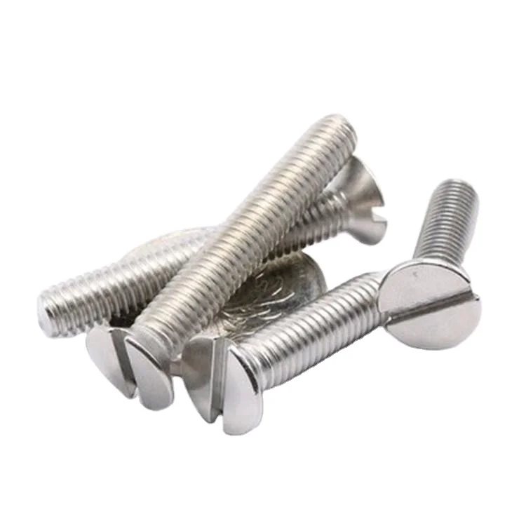 
DIN963 slotted head screw 
