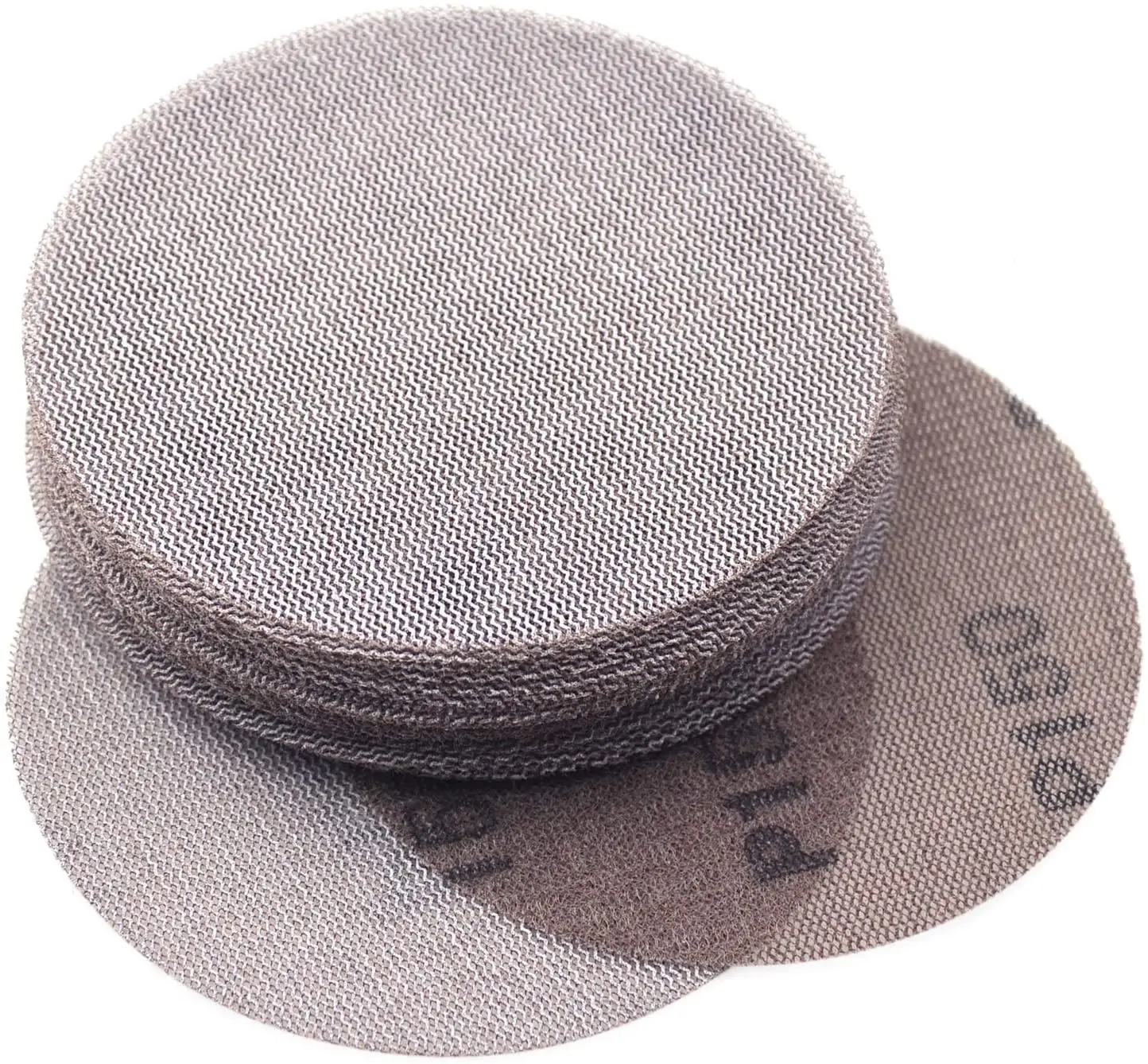 Longlasting 5 Inch Hook & Loop Mesh Sanding Discs Abrasive Dust Free