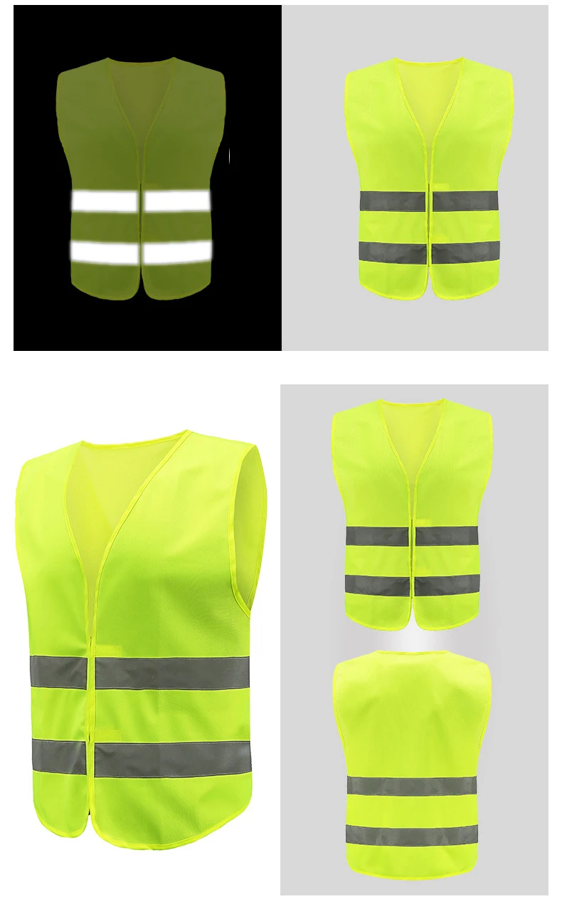 mesh highly reflective vest