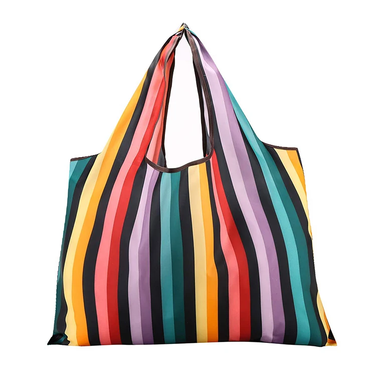 eco friendly custom foldable portable shopping bag with logo iso