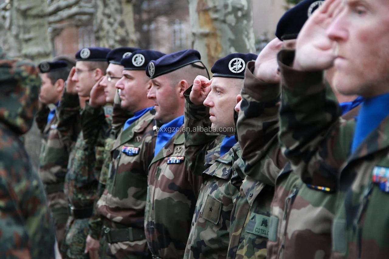 定制两个胸袋法国f1 f2迷彩军装