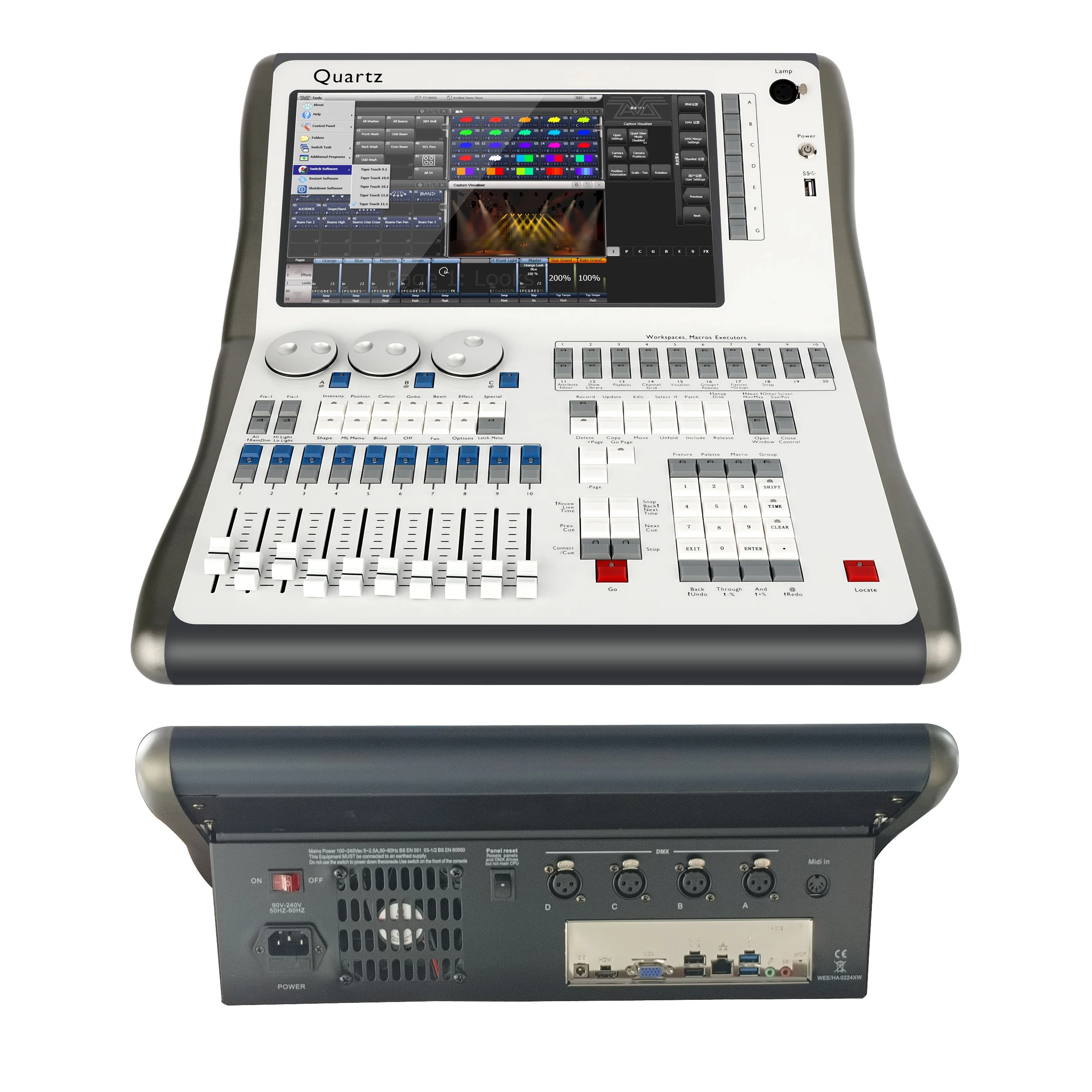 Avolites Quartz 4DMX Console - Professional Lighting Control