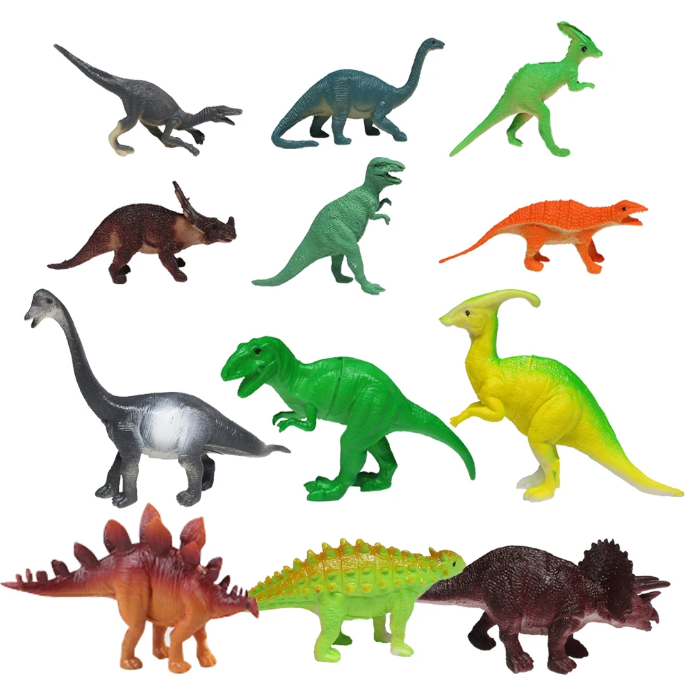 12 Kinds Mixed Colorful Pvc Hollow Dinosaur Toy For Kids - Buy Hollow ...