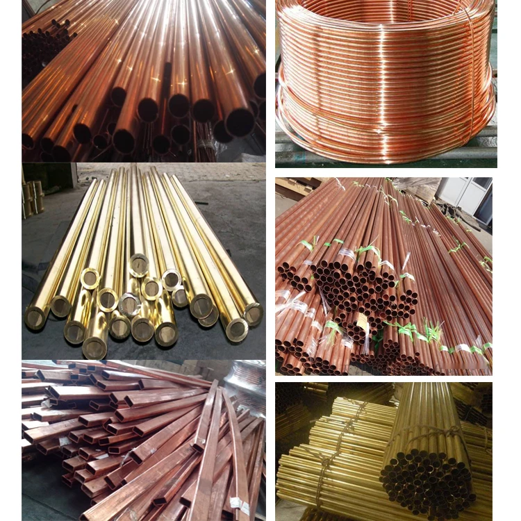 1/4 hard 1/2hard full hard copper pipe brass tube 1/4 hard 1/2hard full hard copper pipe brass tube